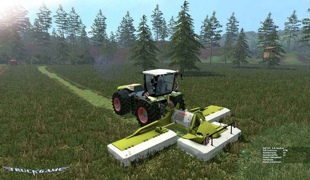 Мод Косилка Claas Disco 9300C для Farming Simulator 2015