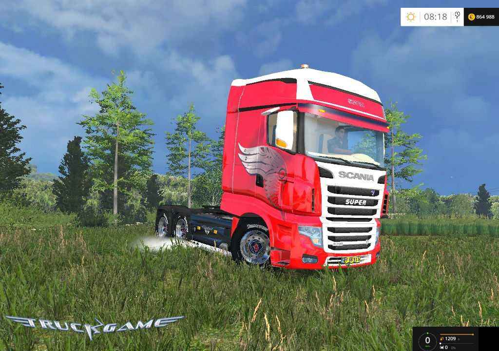 Мод Scania R700 Evo для Farming Simulator 2015