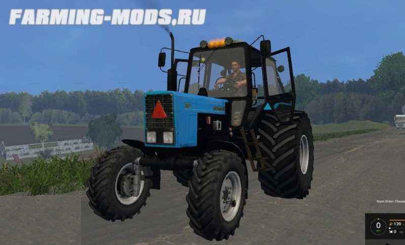 Мод МТЗ 82.1 Беларус v2.3 для Farming Simulator 2015