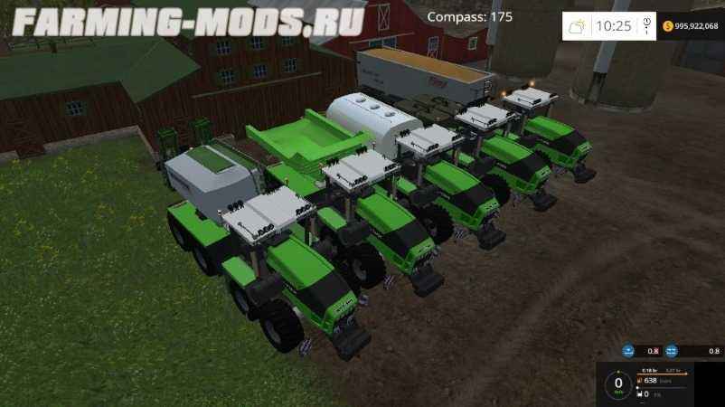 Мод Deutz Fahr Agro XXL для Farming Simulator 2015