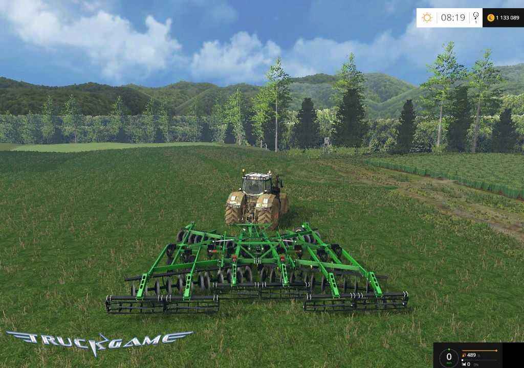 Мод Культиватор John Deere 2720 для Farming Simulator 2015