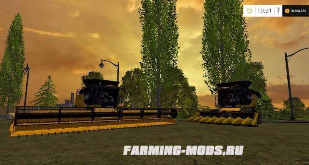 Мод Claas Lexion 770 American pack для игры Farming Simulator 2015