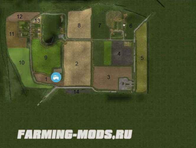 Мод Карта Summer Fields v3.0 для игры Farming Simulator 2015