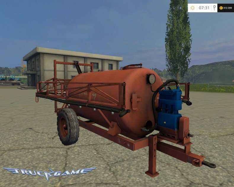 Мод Опрыскиватель прицепной ОПВ 2000 для Farming Simulator 2015