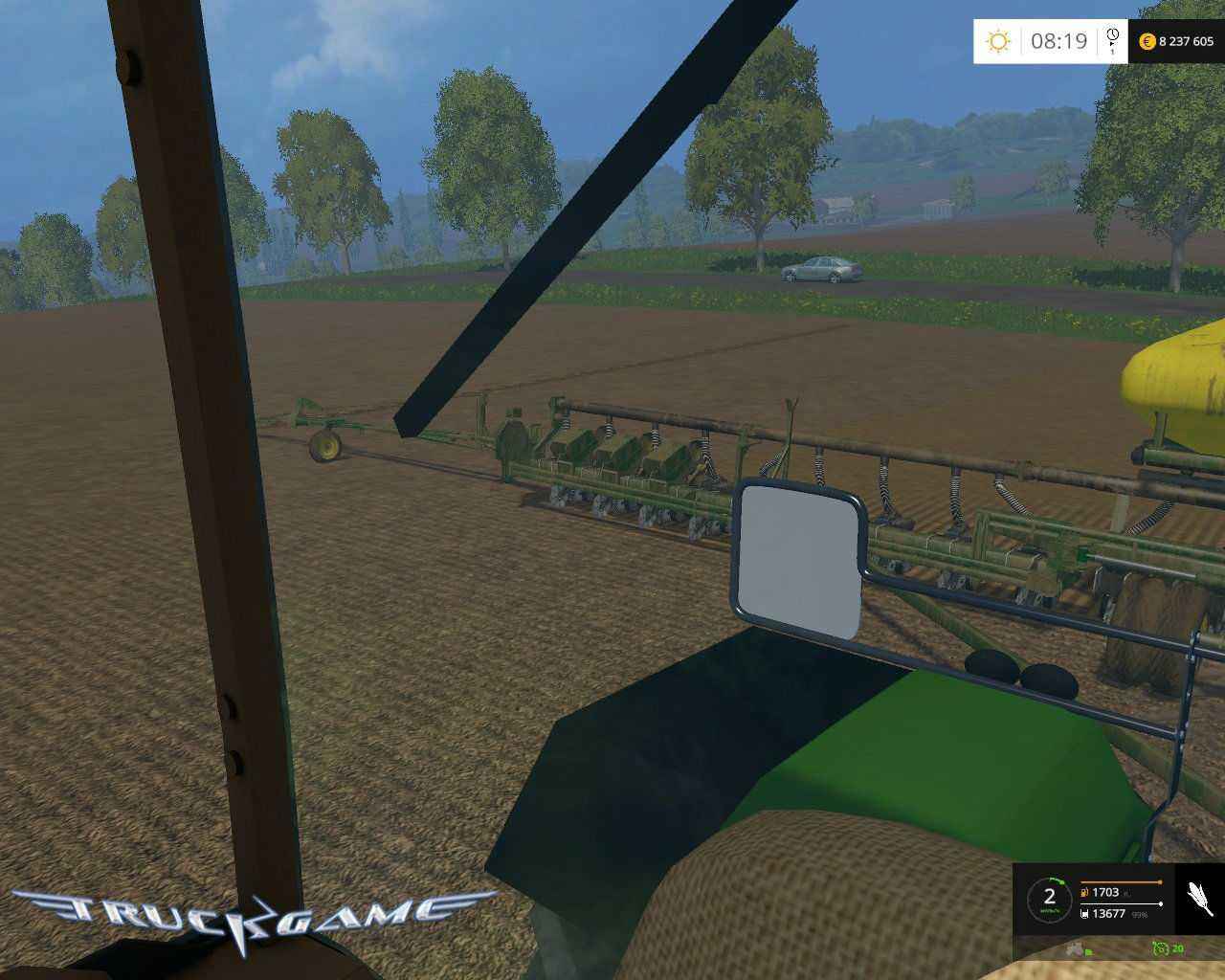 Мод Сеялка John Deere DB40 Fixed для Farming Simulator 2015