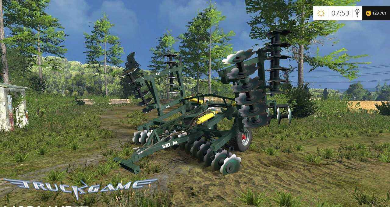 Мод Культиватор БДТ-7 v1.1 для игры Farming Simulator 2015