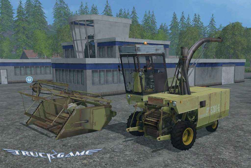 Мод Комбайн Fortschritt E281 для игры Farming Simulator 2015