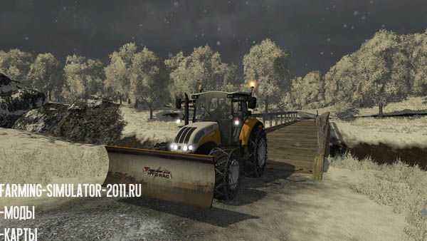Мод Зима для игры Farming Simulator 2015