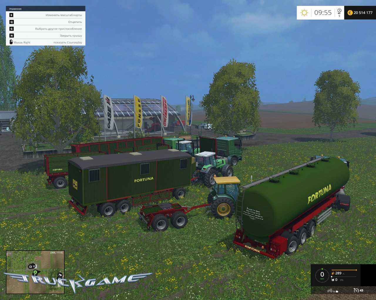 Мод Цистерна Fortuna Trailer Pack для игры Farming Simulator 2015