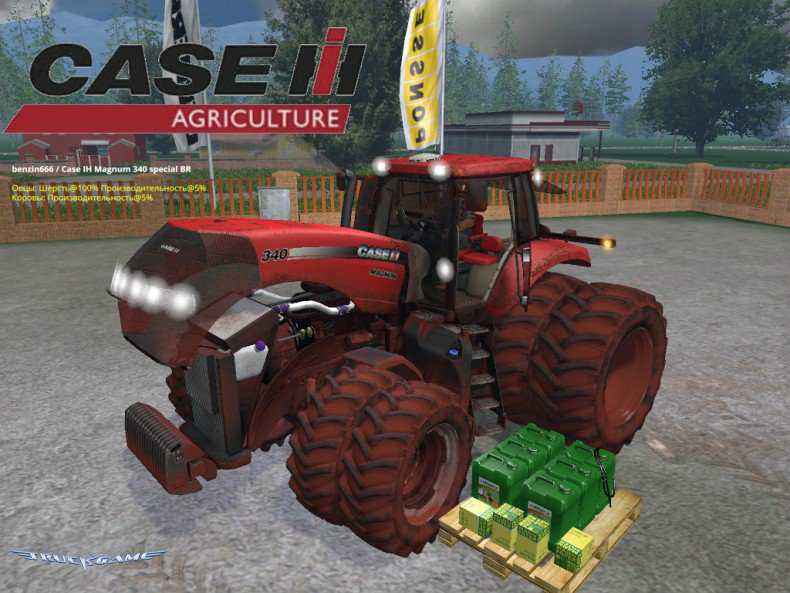 Мод Case IH Magnum 340 BR для игры Farming Simulator 2015