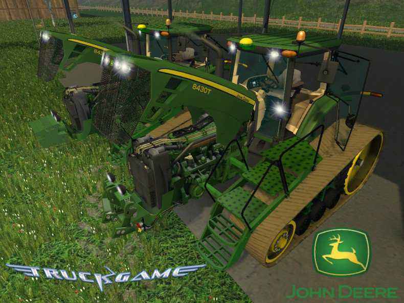 Мод John Deere 8430T для игры Farming Simulator 2015
