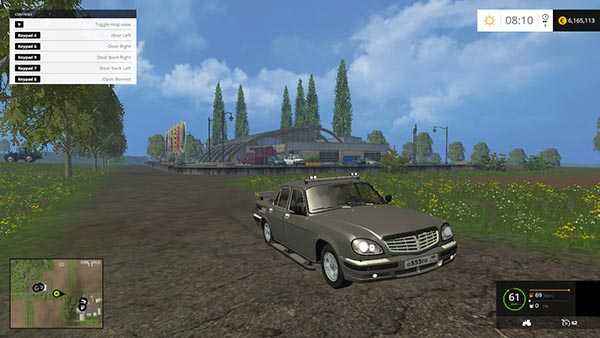 Мод ГАЗ 31105 Волга v1.0 для игры Farming Simulator 2015