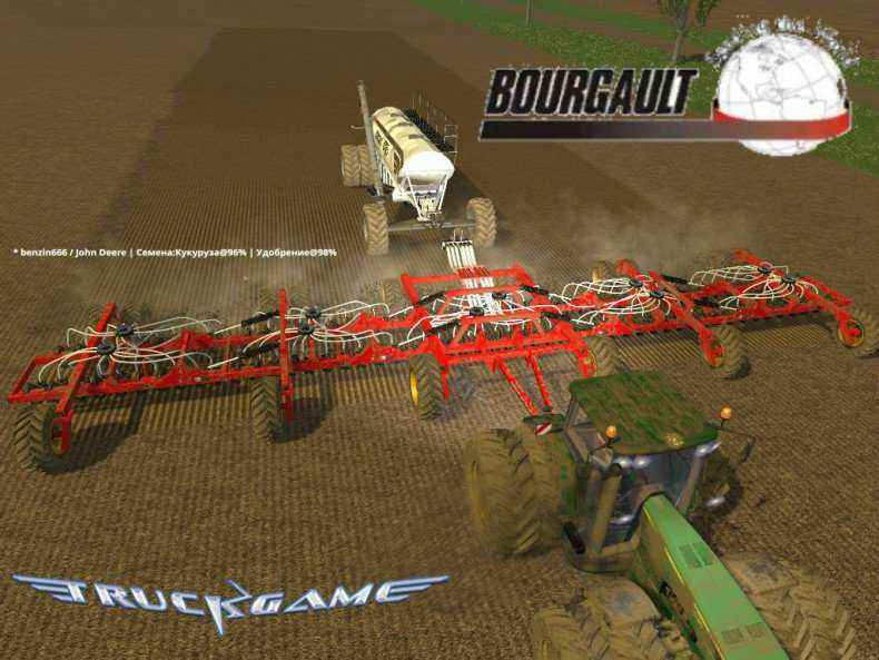 Мод Bourgault Flexdrill для игры Farming Simulator 2015