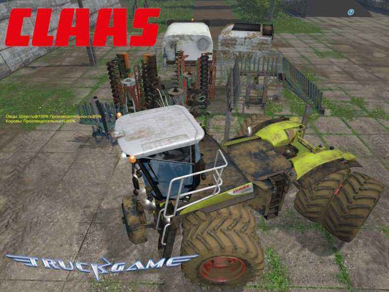 Мод Claas Xerion 4000 ST для игры Farming Simulator 2015