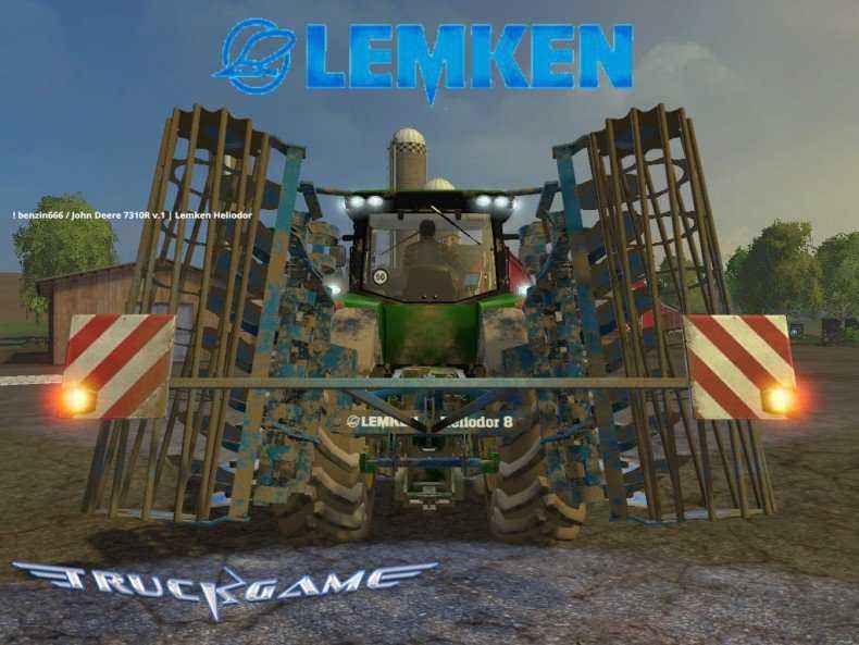 Мод Lemken Heliodor 8 для игры Farming Simulator 2015