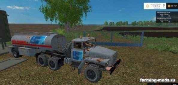 Мод Урал 4420 и прицеп v2.0 для Farming Simulator 2015
