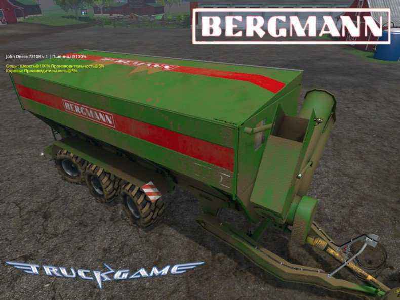 Мод Bergmann GTW 430 для Farming Simulator 2015
