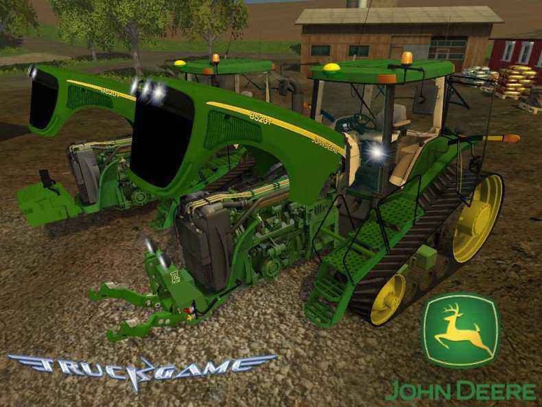 Мод John Deere 8520T для игры Farming Simulator 2015