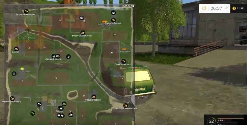 Мод Три горы v 0.4 для игры Farming Simulator 2015