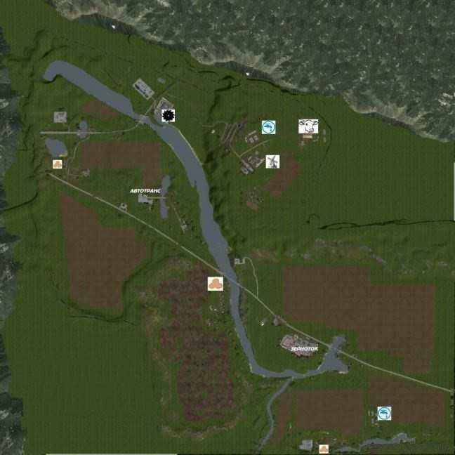 Мод Высокий берег v 2.0 для игры Farming Simulator 2015