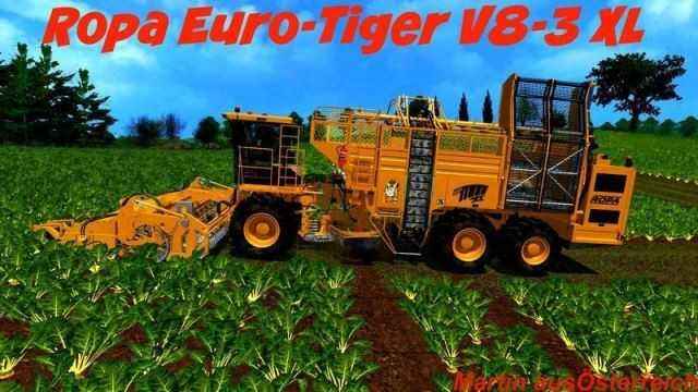Мод Ropa Euro Tiger Set XL V8 для Farming Simulator 2015