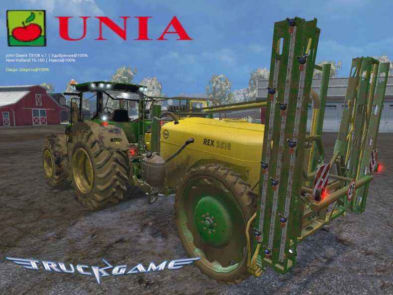Мод Unia Pilmet Rex 2518 для игры Farming Simulator 2015
