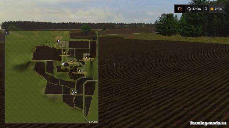 Мод Черкащина v 1.2 для Farming Simulator 2017