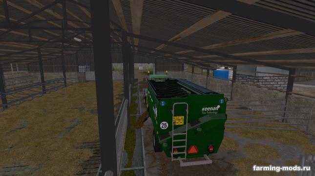 Мод Keenan Mech Fibre 340 Feeder Wagon v 1.0 для игры Farming Simulator 2017