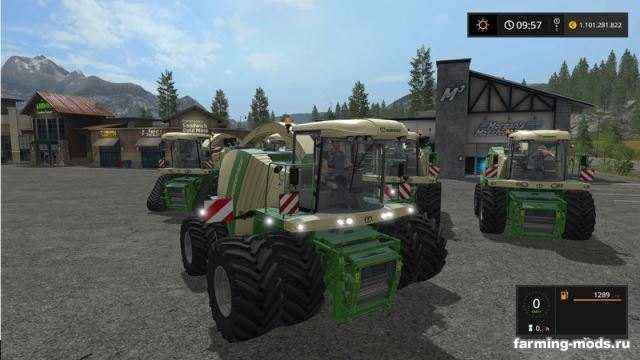 Мод Krone BiGX 700 - 1100 v 1.1.0.1 для игры Farming Simulator 2017