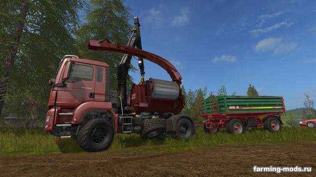 Мод MAN TGS 18.480 Jenz HEM583 v 1.2 для игры Farming Simulator 2017