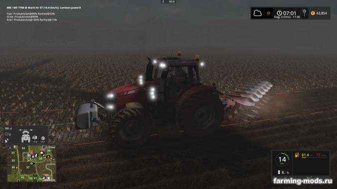 Мод Lemken Juwel 8 v 0.51 BETA для игры Farming Simulator 2017