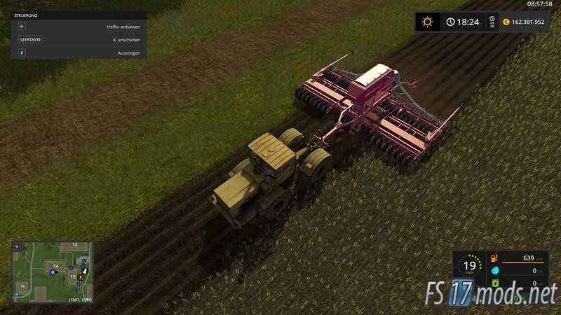 Мод HORSCH PRONTO 9 для Farming Simulator 2017