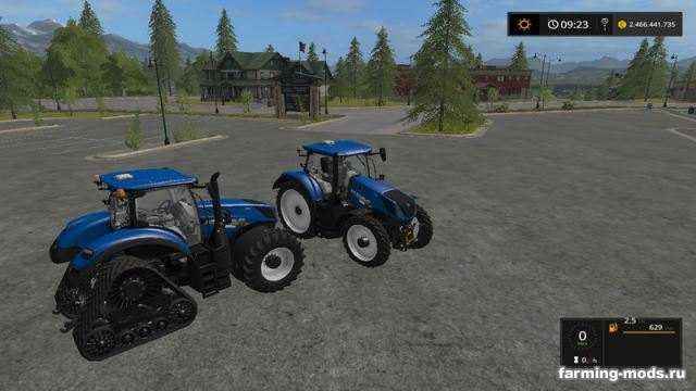 Мод New Holland T7 v 1.3 для игры Farming Simulator 2017