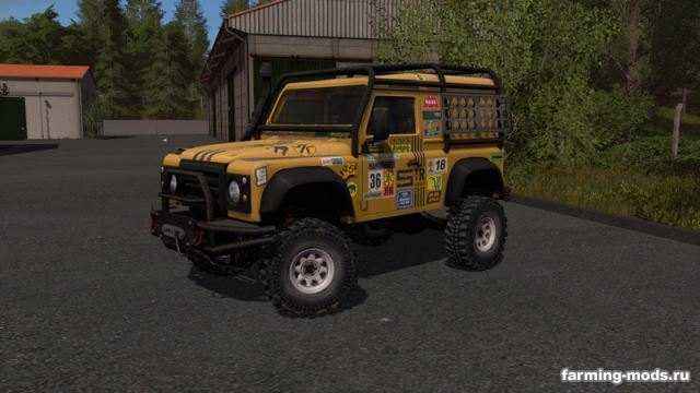 Мод Land Rover Defender Dakar v 1.0.0.0 для игры Farming Simulator 2017