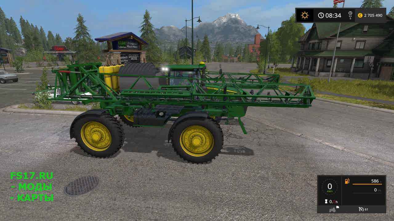 Мод John Deere R4045 для игры Farming Simulator 2017