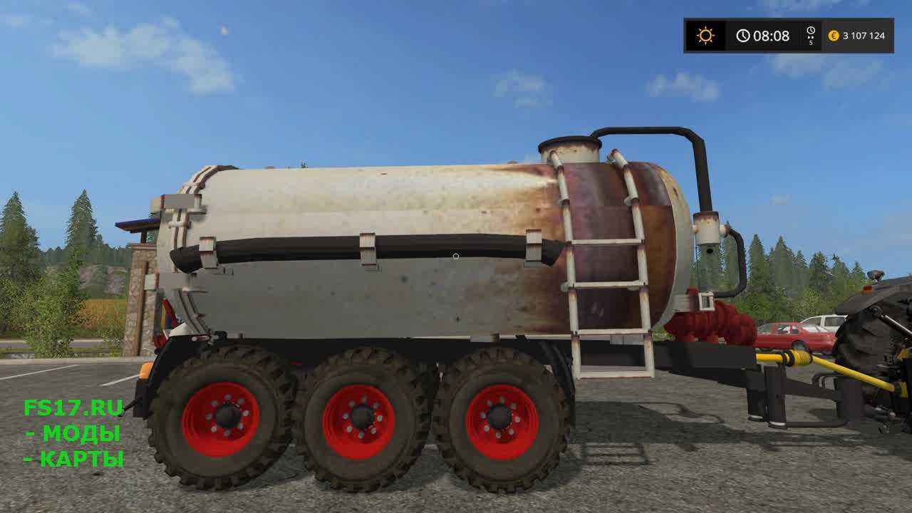 Мод Старая бочка для жидкого навоза для игры Farming Simulator 2017