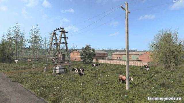 Мод Gilus kaimas / Deep Village v 1.0 для Farming Simulator 2017