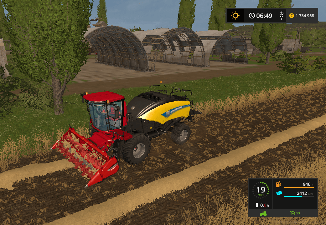 Мод Самоходный тюкопресс CASE IH 130 BETA для игры Farming Simulator 2017