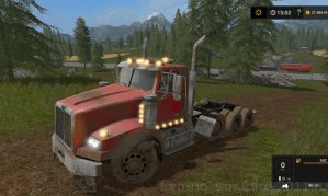 Мод Western Star 4900 Steerable Tri Axle v 1.0 для Farming Simulator 2017