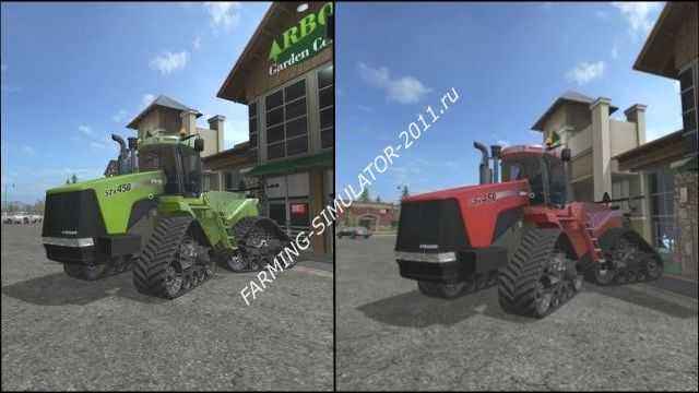 Мод ТРАКТОР CASE IH STEIGER STX 450 QUADTRAC V 1.2 для игры Farming Simulator 2017