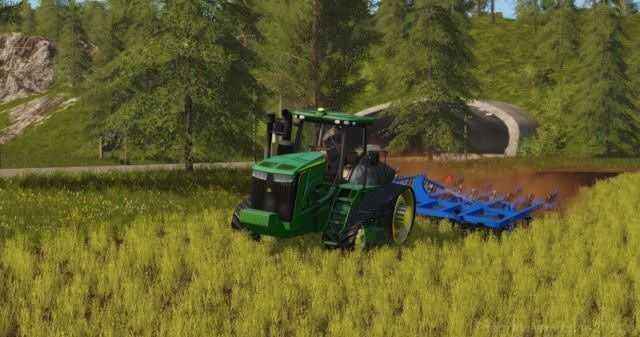Мод Трактор JOHN DEERE 9RT V 1.2 для игры Farming Simulator 2017