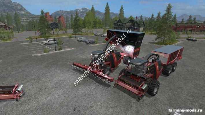 Мод Читерский комбайн Krone Big X Cargo v 1.0 для игры Farming Simulator 2017