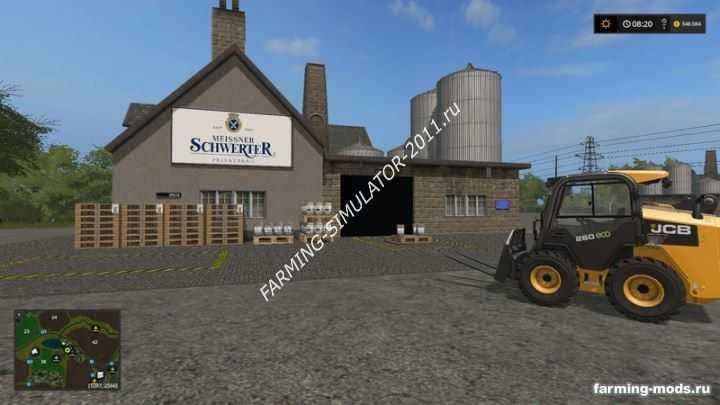 Мод Пивоваренный завод (пивоварня) v 2.0 для Farming Simulator 2017