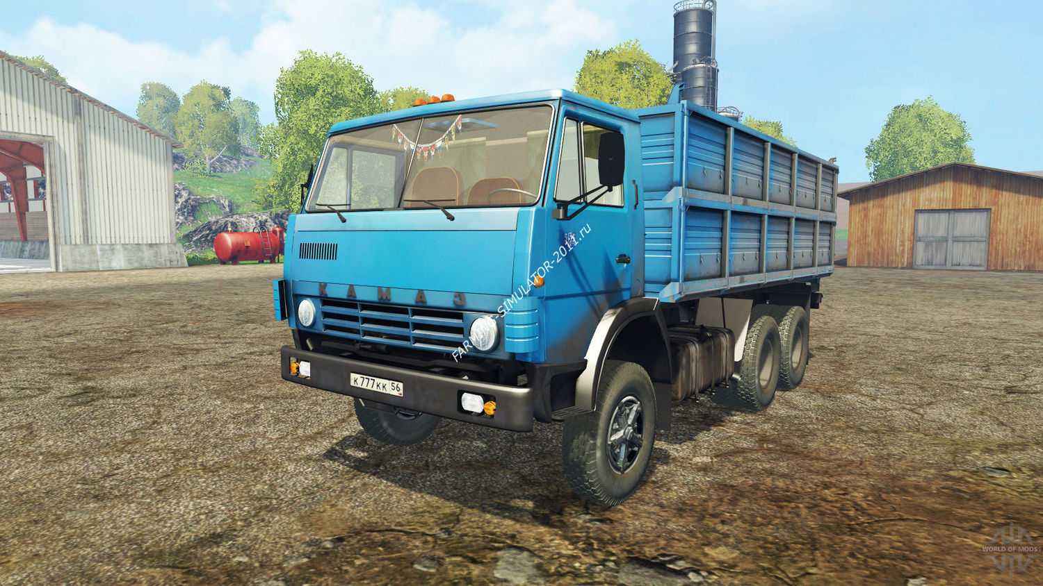 Мод КамАЗ 55102 для Farming Simulator 2015