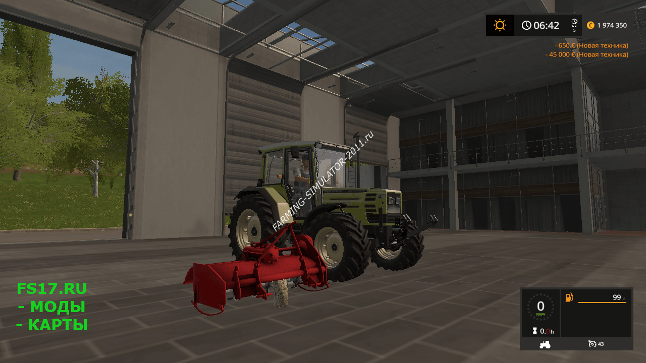Мод Культиватор KRONE V1 для игры Farming Simulator 2015