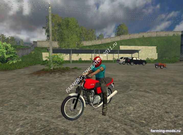 Мод Мотоцикл Ява v 1.0 для игры Farming Simulator 2015