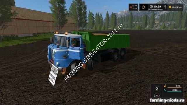Мод Грузовик IFA W50 4x4 v 0.9 для игры Farming Simulator 2017