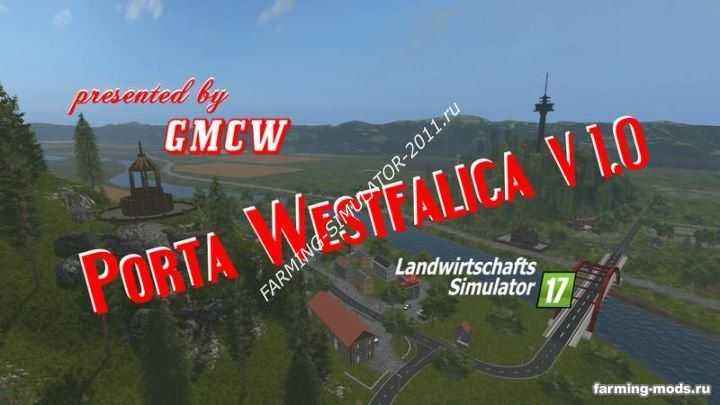 Мод Карта Porta Westfalica v 2.0 Multifruit для игры Farming Simulator 2017