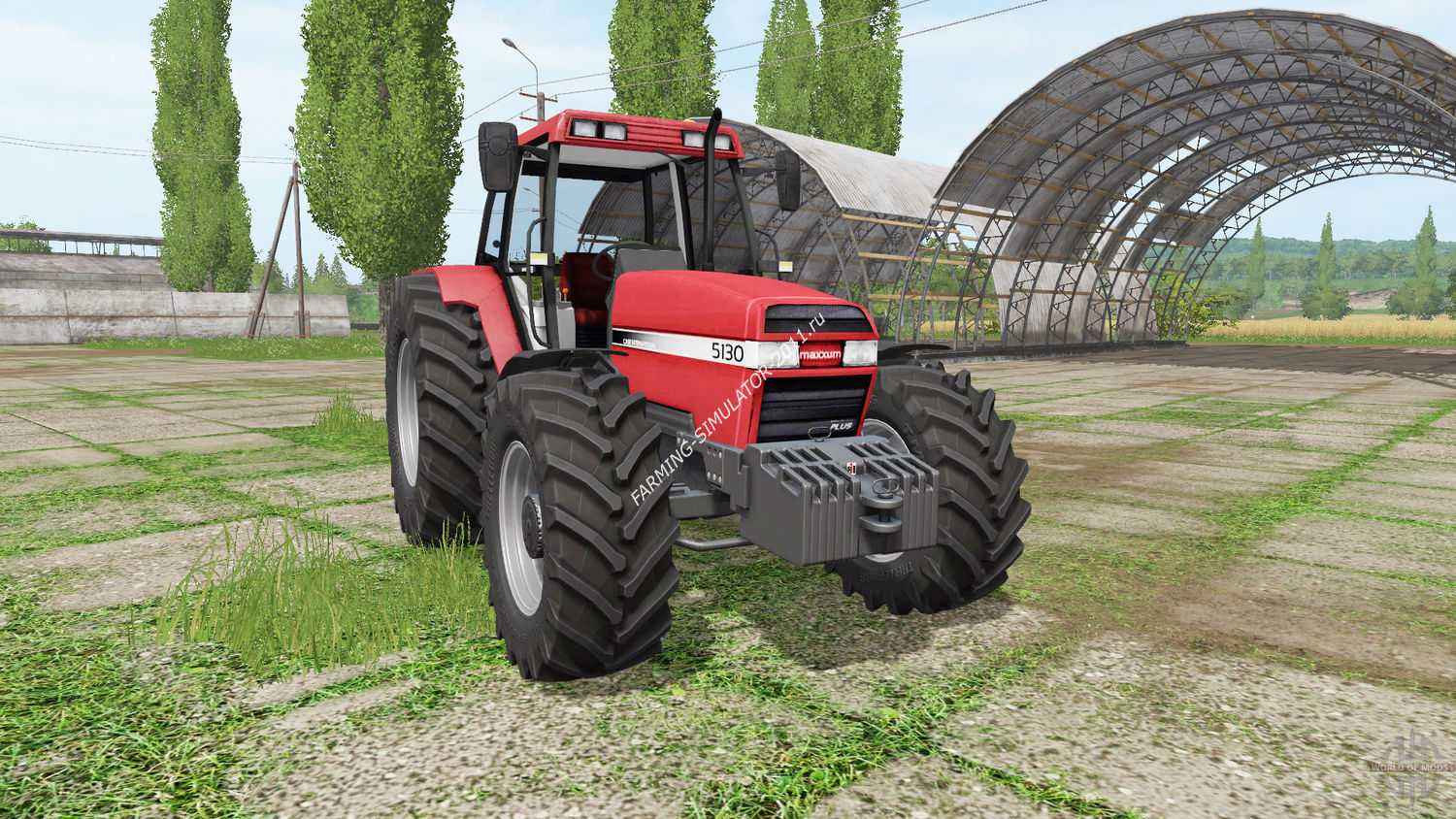 Мод Case IH Maxxum 5130 для игры Farming Simulator 2017
