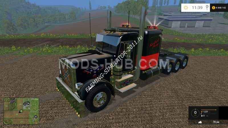 Мод Грузовик Peterbilt 388 для Farming Simulator 2015
